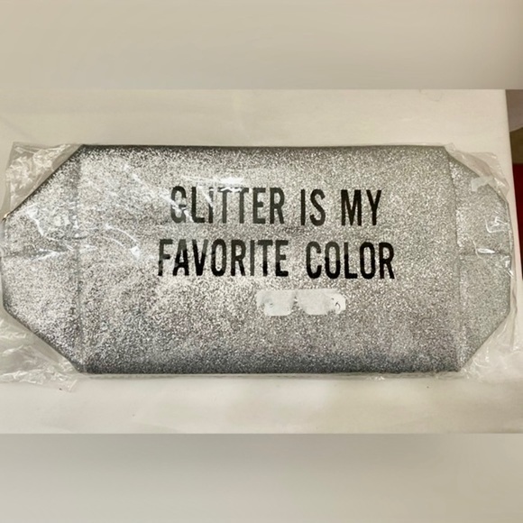 Handbags - Glitter Is My Favorite Color Make up Bag